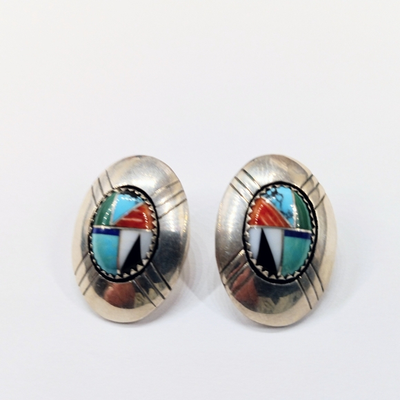 Jewelry - Navajo Yazzi Sterling Gemstone Earrings